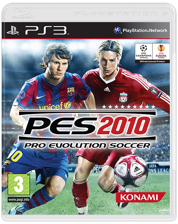 Pro Evolution Soccer 2010 box art for Playstation 3